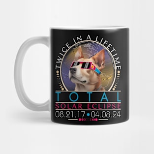 Total solar eclipse 8th april Twice in a lifetime Mug